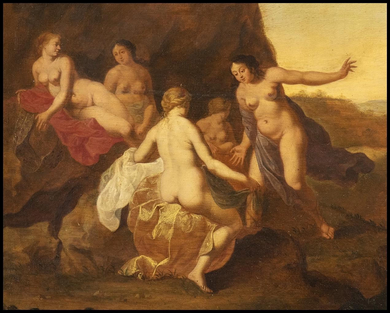 Diana e le nife - attribuito, dettaglio